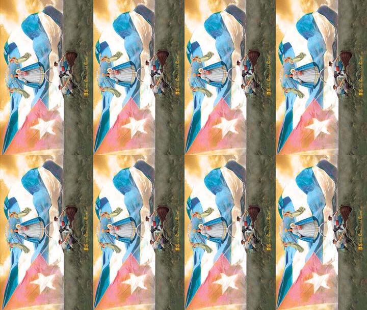 Our Lady of Charity with Cuban Flag