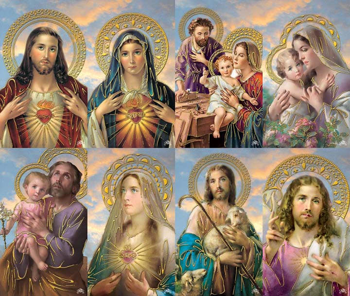 Saints Assorted Gold Foil