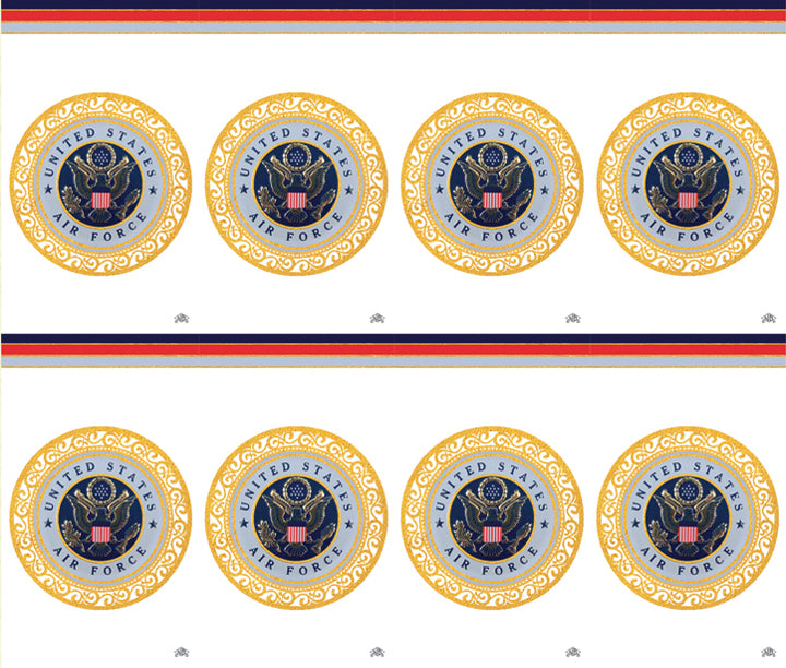 US Air Force Emblem Prayer Cards Premium Gold Foil
