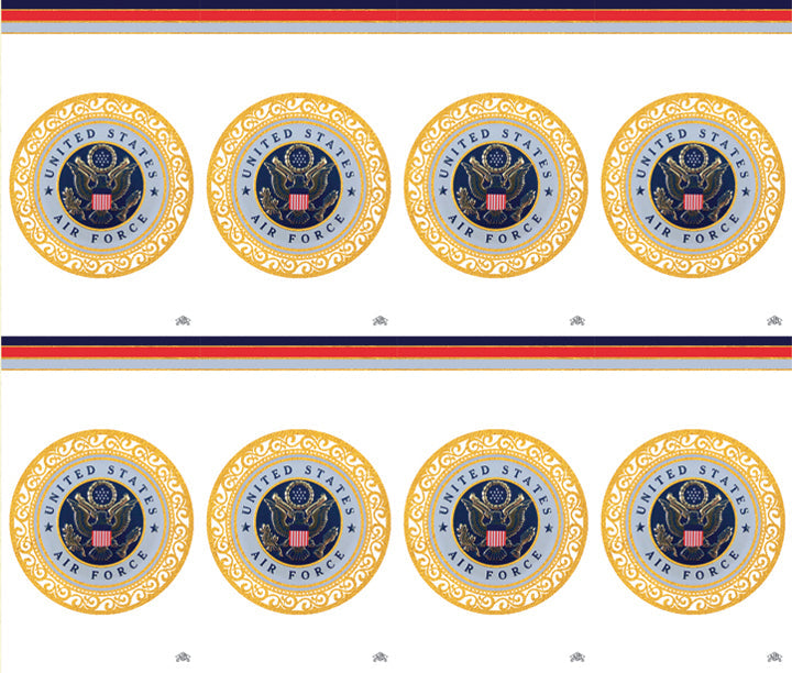 US Air Force Emblem Prayer Cards Premium Gold Foil