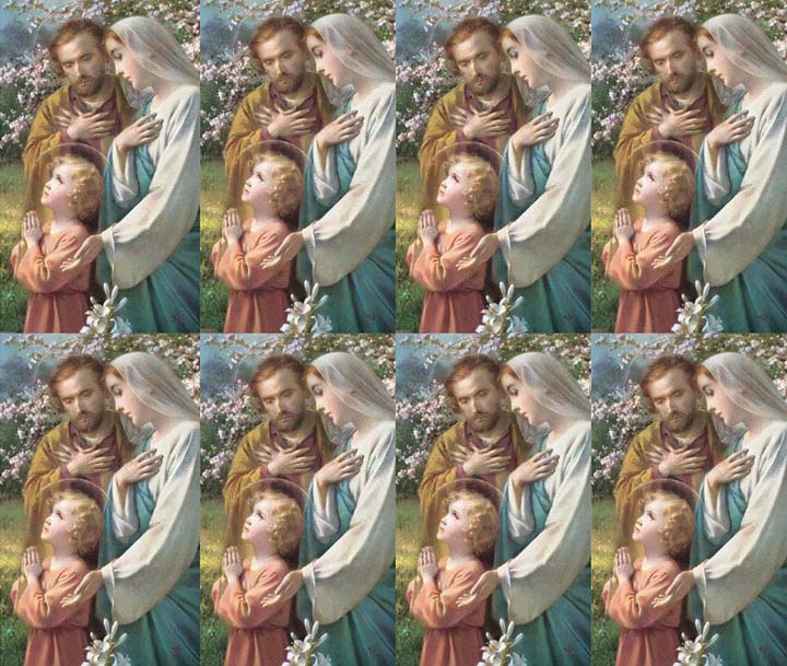 Holy Family Prayer Cards