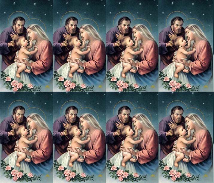Holy Family Prayer Cards