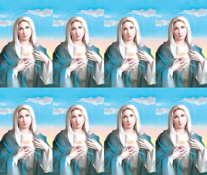 Immaculate Heart of Mary Prayer Cards