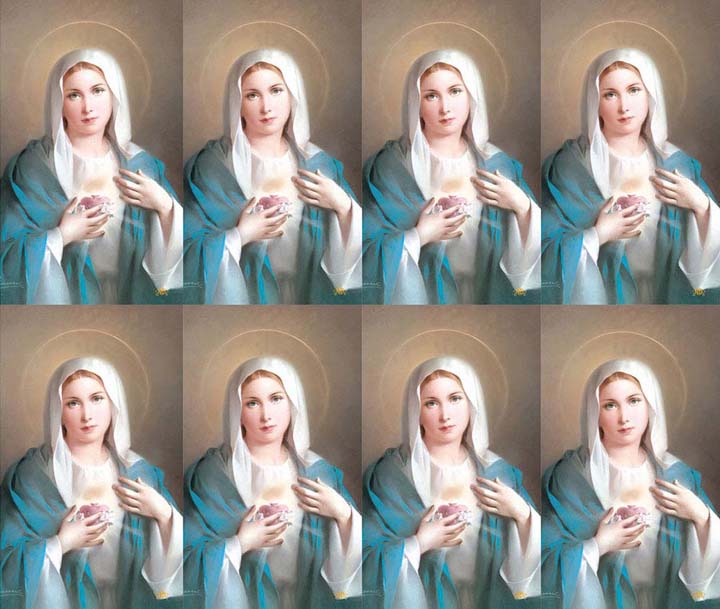 Immaculate Heart of Mary Prayer Cards