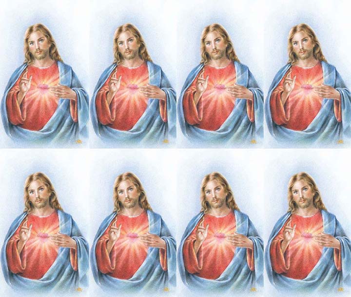 Sacred Heart of Jesus Prayer Cards