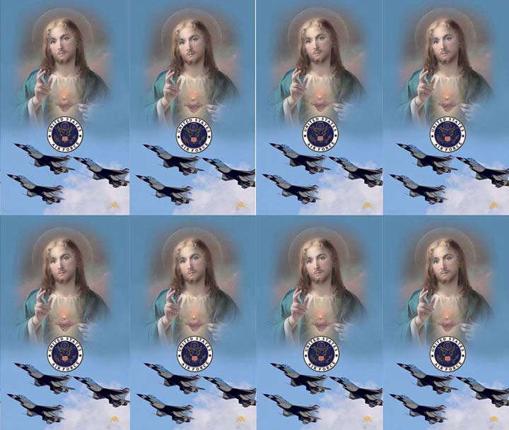 Micro Perfed Airforce | Memorial Prayer Cards | 8-up Micro-Perfed Prayer Cards ...