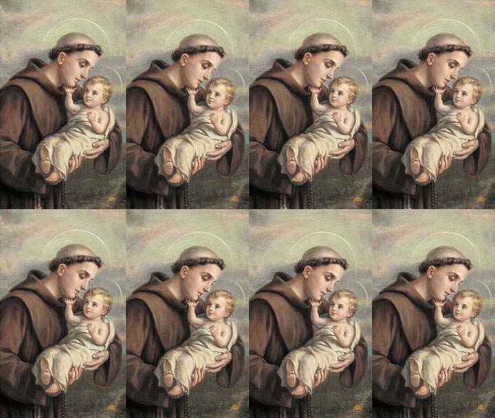 Saint Anthony Dark Bkgrnd