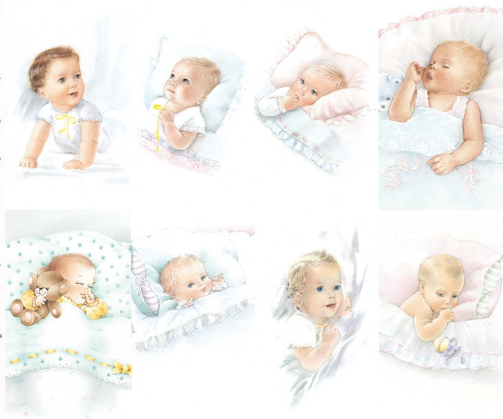 Micro Perfed Infant Assorted | Memorial Prayer Cards | 8-up Micro-Perfed Prayer ...