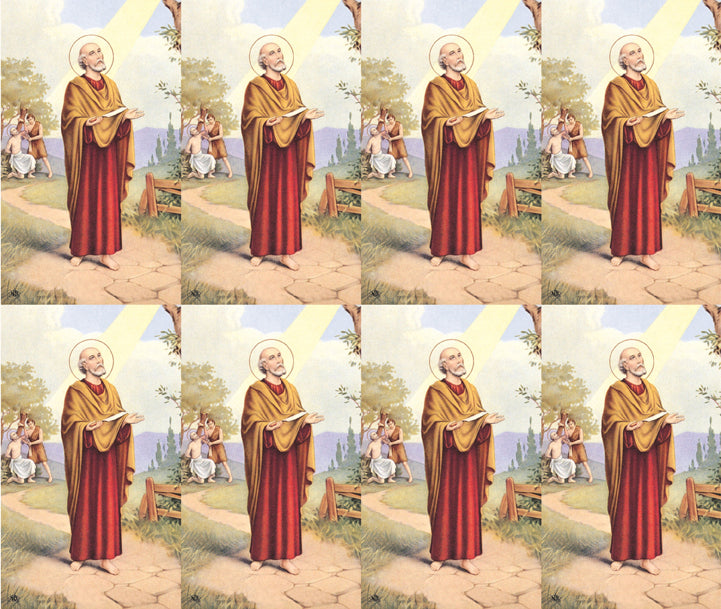 Micro Perfed Saint Bartholomew | Memorial Prayer Cards | 8-up Micro-Perfed Prayer ...