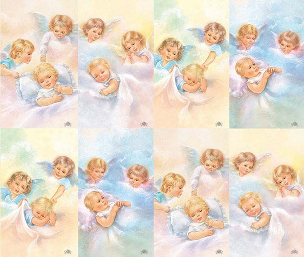 Celestial | Memorial Prayer Cards | 8-up Micro-Perfed Prayer Cards ...