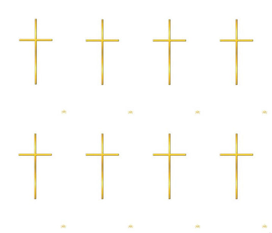 Cross Gold Foil