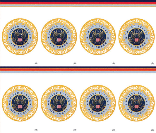 US Air Force Emblem Prayer Cards Premium Gold Foil