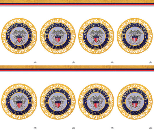 US Navy Emblem Prayer Cards Premium Gold Foil