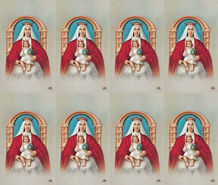Micro Perfed Our Lady of Coromoto | Memorial Prayer Cards | 8-up Micro-Perfed Prayer ...