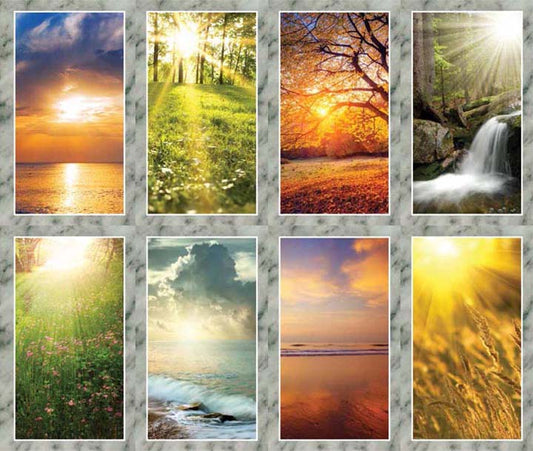 Gods Creation 8 Up Prayer Cards  Series