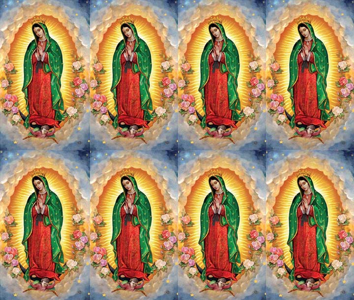 Micro Perfed Our Lady of Gaudalupe | Memorial Prayer Cards | 8-up Micro-Perfed ...