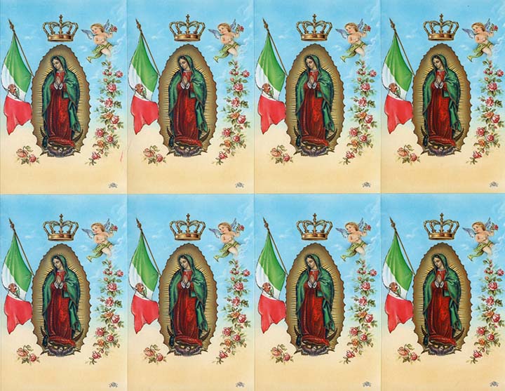 Our Lady of Guadalupe Mexican Flag