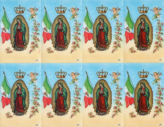 Our Lady of Guadalupe Mexican Flag