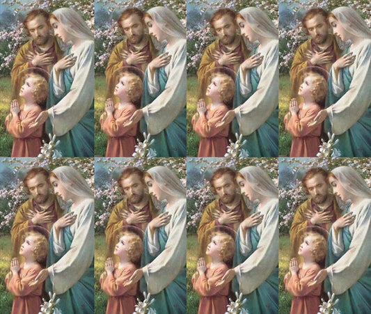 Holy Family Prayer Cards