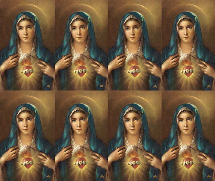 Immaculate Heart of Mary Prayer Cards