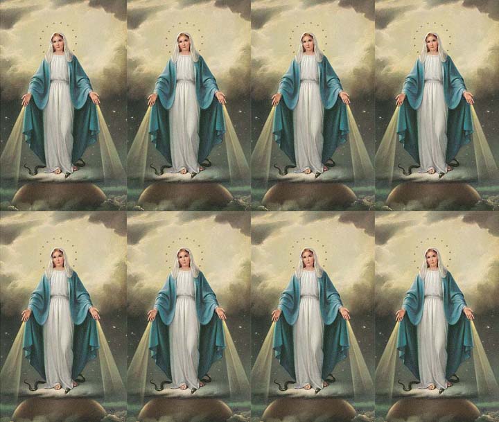 Micro Perfed Our Lady of Grace Prayer Cards | Memorial Prayer Cards | 8-up Micro ...