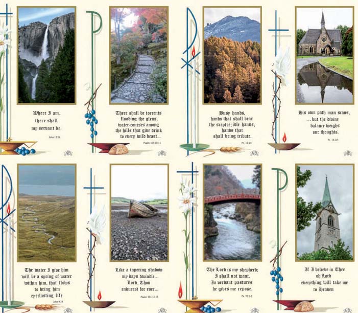 Micro Perfed Natura | Memorial Prayer Cards | 8-up Micro-Perfed Prayer Cards ...