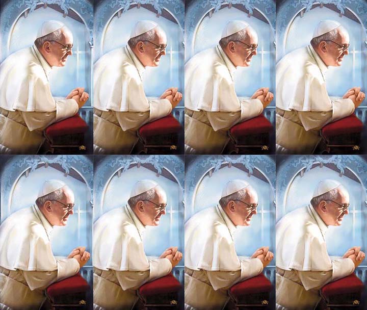 Pope Francis Prayer Cards