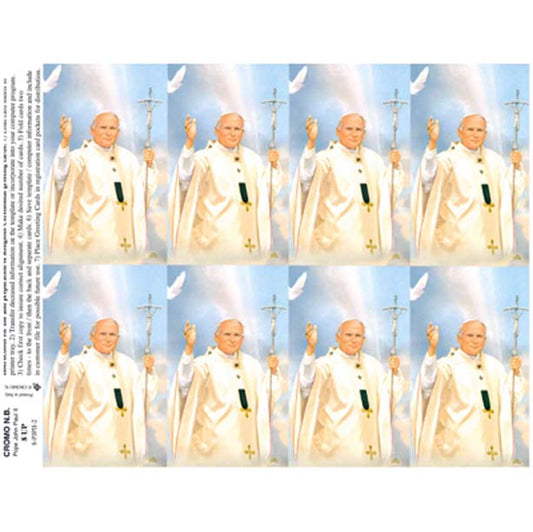 Saint John Paul II  2 Prayer Cards