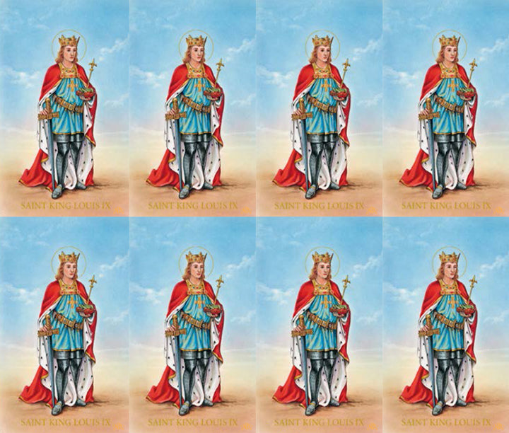 Saint King Louis Prayer Cards